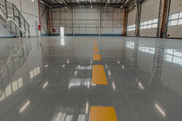 high gloss epoxy finish for a gym in Torrington, CT