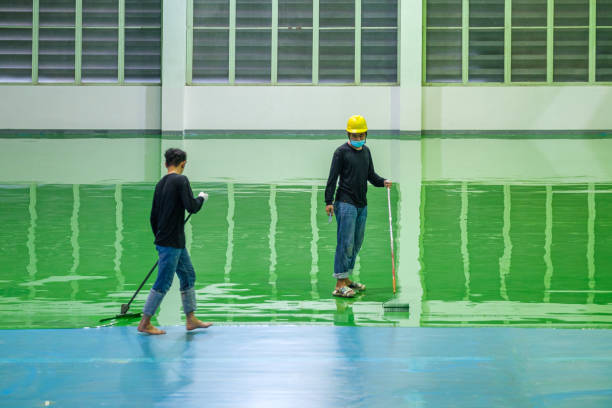 insured and certified epoxy contractors working for a gym in Litchfield County, CT