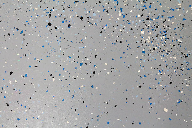 blue flakes on gray epoxy coating in Litchfield County, CT