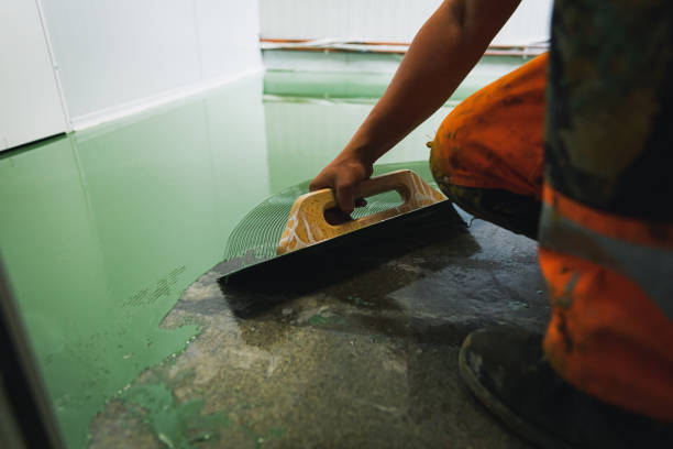 hardworking epoxy flooring contractor working for a green floor in Litchfield County, CT