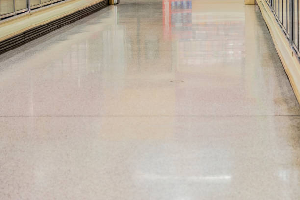 hallway in a mall uses epoxy coating in Litchfield County, CT